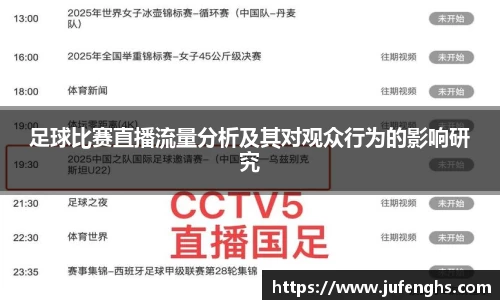 足球比赛直播流量分析及其对观众行为的影响研究