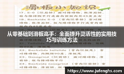 从零基础到滑板高手：全面提升灵活性的实用技巧与训练方法