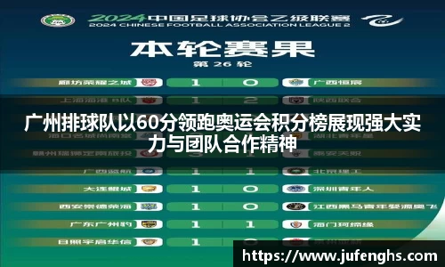 广州排球队以60分领跑奥运会积分榜展现强大实力与团队合作精神